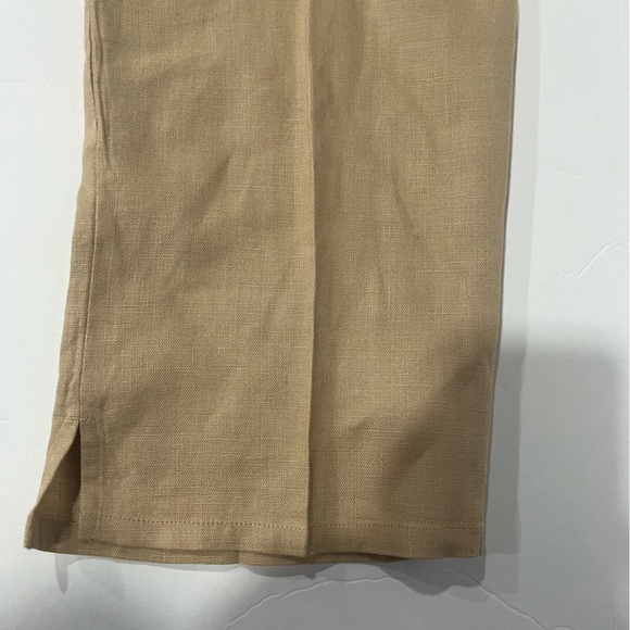 Lauren Jeans Co. Ralph Lauren 100% Linen Wide Leg Pants - Picture 9 of 10